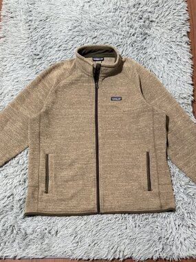 Patagonia Better Sweater Fleece Jacket Mens XL Brown Full Zip 25528